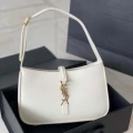 White Small [Authentic Logo + Extended Shoulder Strap Included for Crossbody]