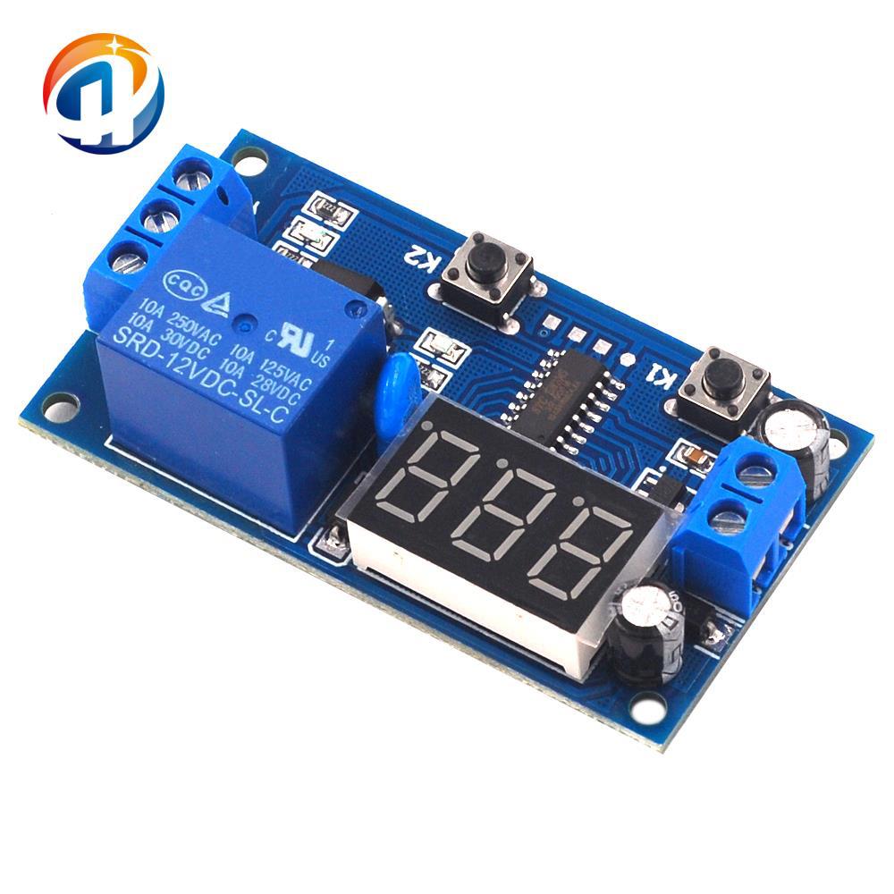 时控开关间歇性无限循环倒计时开关控制器定时继电器模块12V