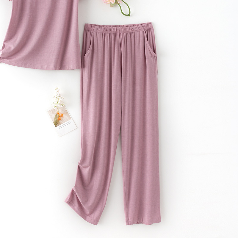 8762B 동백가루팬츠