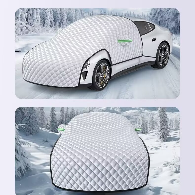 Car Snow Shield, Anti-Freeze Cover, Anti-Snow Front Car Cover, Snow Cover, Windshield, Car Window, Half Cover, Thickened Car Cover