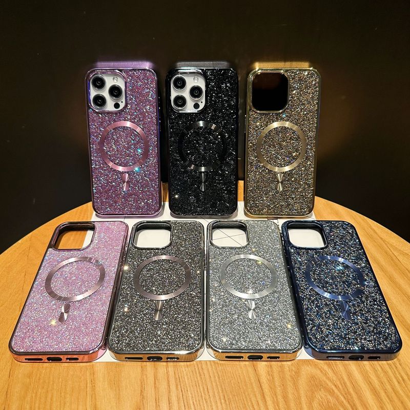 iPhone17PROMAX、Apple16、ラグジュアリーダイヤモンド15、ハイエンドファッション14対応、磁気吸着保護ケース|undefined