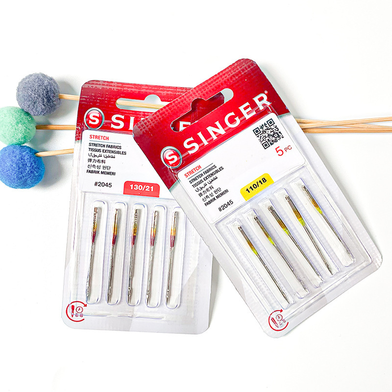 Brazil Original Shengjia Sewing Machine Needle Quality Same as Blue Knitted Stretch Fabric Anti-Jumper Brothers Leap Butterfly