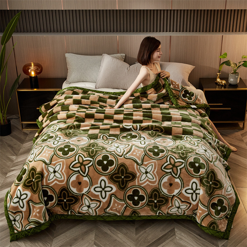 2024 nueva manta raschel gruesa