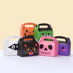 ハロウィンパーティーケーキボックスキャンディギフト包装ボックスデザートキャンディボックス卸売印刷ギフトポータブル紙箱