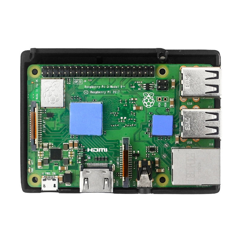 Корпус из алюминиевого сплава типа Raspberry Pi 3 - поколение B+ для Raspberry Pi 3B/3B+ охлаждающая защита корпус коробка