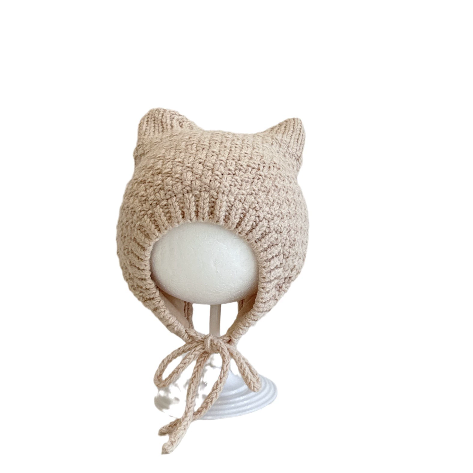 Children's woolen cute knitted keep warm knitted hat for early age, western style