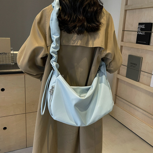 Elevated-Style Pleated Cloud Bag for Women, 2024 New Trendy & Fashionable Dumpling Bag—Large-Capacity Commuter Shoulder & Crossbody Bag