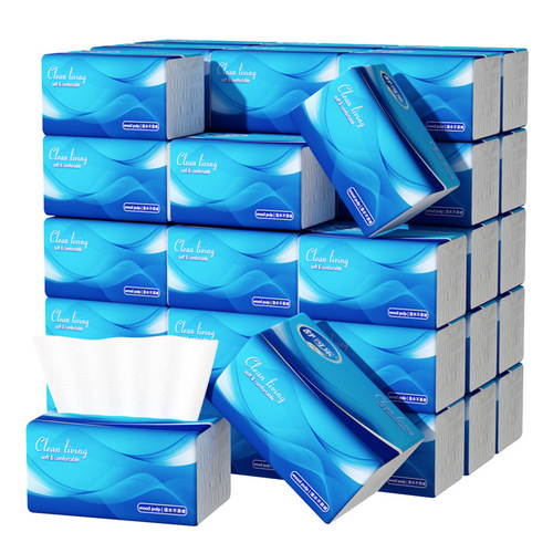 24 large packs of paper towels, wood pulp paper towels, Shucola whole box, family affordable toilet paper, large napkins