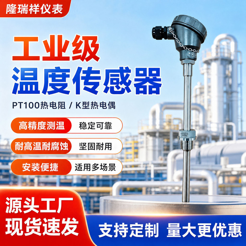 Chongqing Chuan Yi Explosion-Proof Armored Thermal Resistor Pt100 Temperature Sensor Explosion-Proof Thermal Resistor Wzpk-241