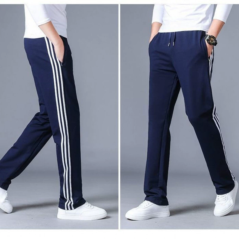 Demi-season thin knitted trousers, plus size