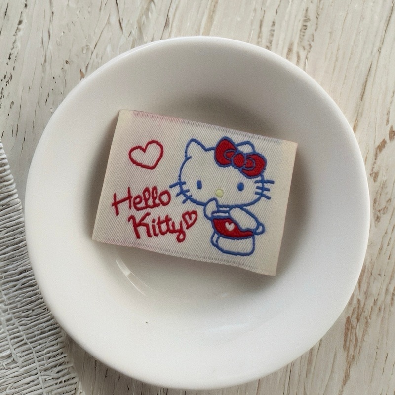 彩色小猫DIY创意卡通装饰布标可爱KT猫咪帽子娃衣大肠圈刺绣布贴|undefined