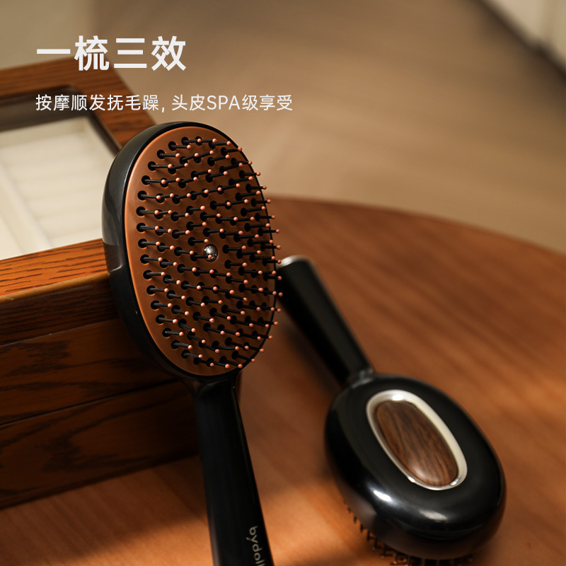 女性用エアバッグコーム、ふわふわ頭頂頭皮マッサージコーム、高低針ヘアスムージングコーム、高価値ヘアコーム|undefined
