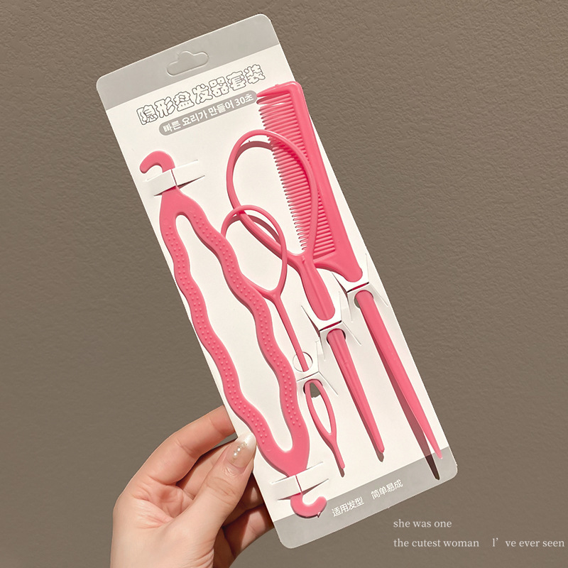 Mini cabello varilla de cabello broca de cabello pequeña niña atada cabello usar cabello perezoso artefacto de cabello trenzado