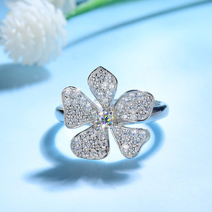 925���y�18k�׽𻨶�M��ʯ��ָ���Ψ��С����荽�ͨ�ڰٴ�Ů