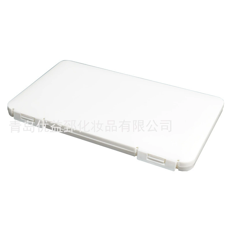 False Eyelash Storage Box, Shippable White Case — Compact, Capacious for Students & Brides