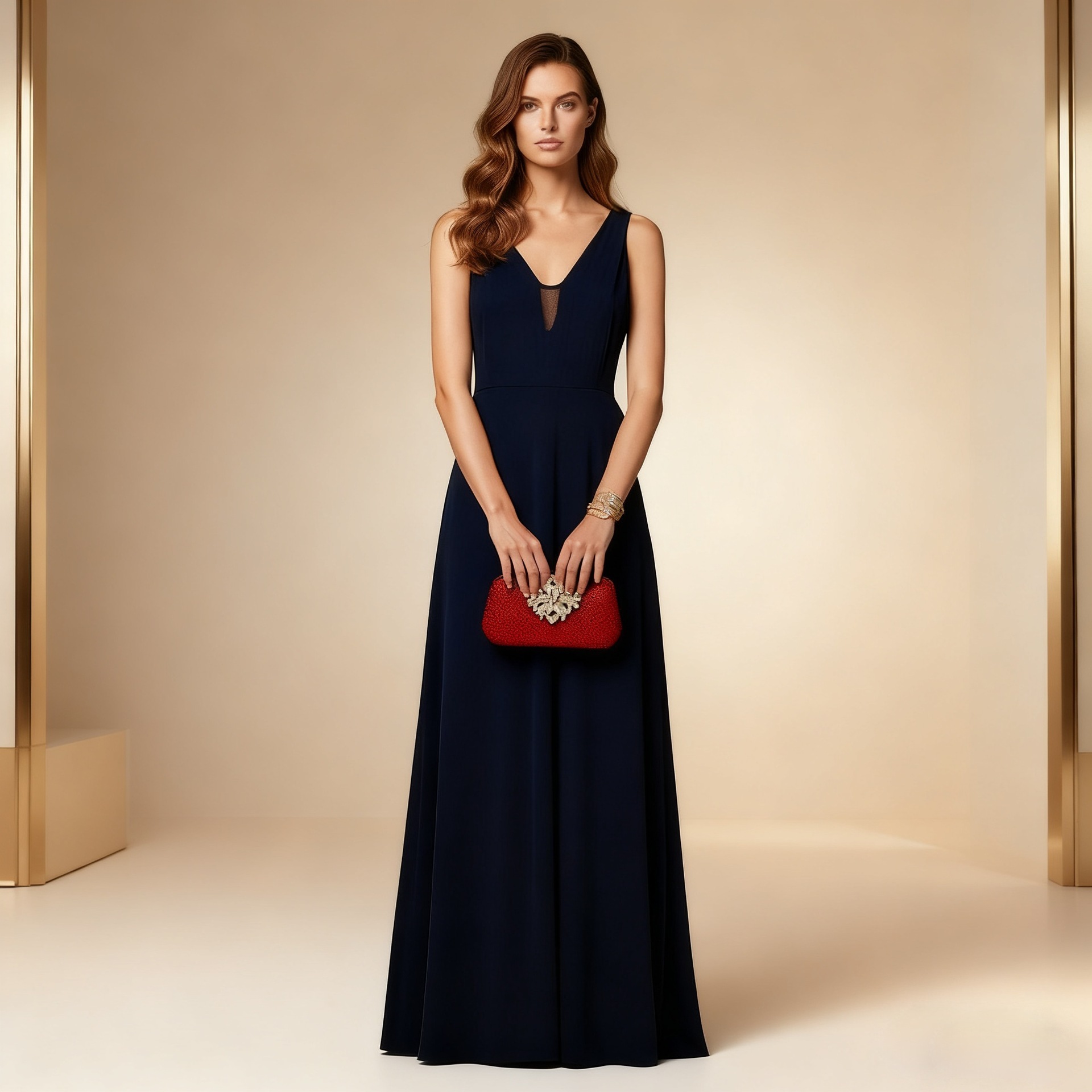 Bolsa de cena de lujo de diamante de dama transfronteriza, bolsa de mano de vestido de fiesta europea y americana, bolsa de cena de alta calidad cheongsam