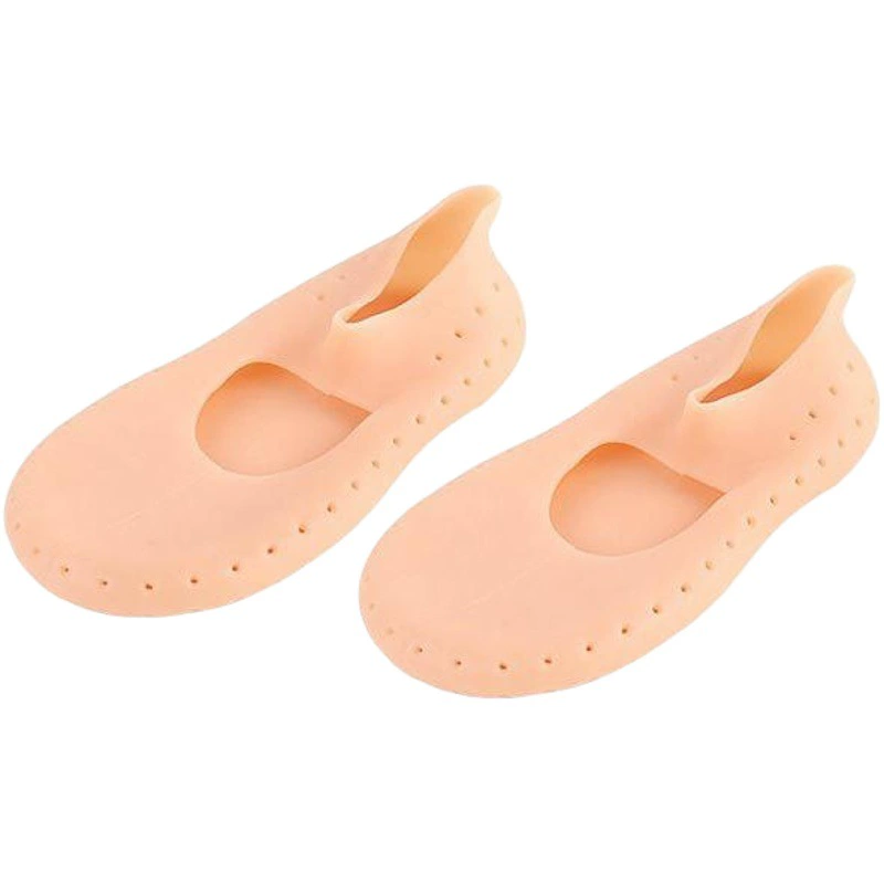 Гелевые носки-лодочки SEBS с защитой от рукав на подошвенной пятке для мужчин и женщин, домашние носки, дышащие Пляжные Носки