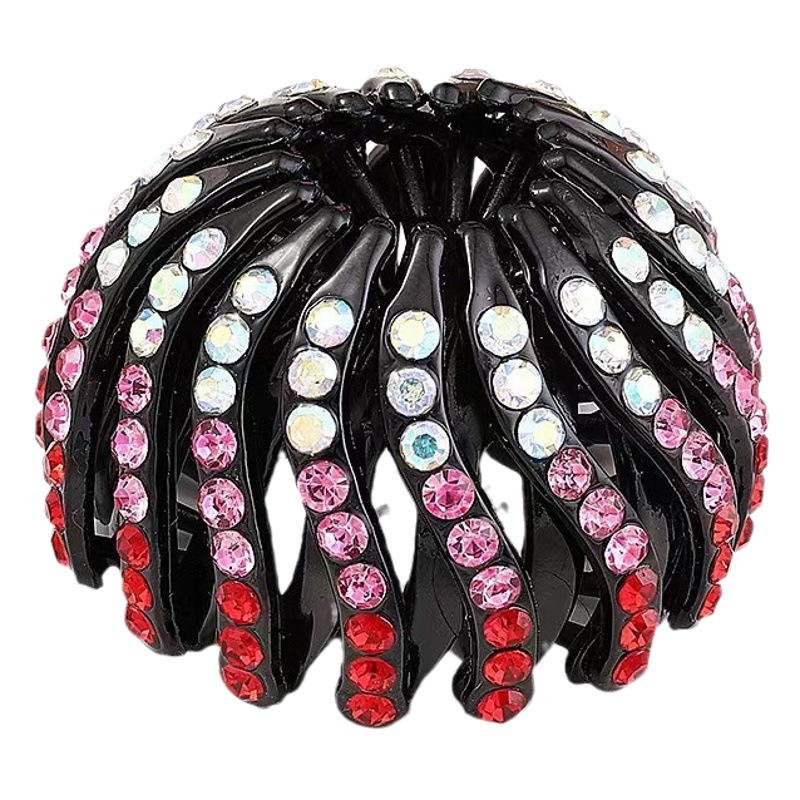 European and American Hot-Selling Hair Accessories, Versatile Frosted Bird's Nest-Shaped Hair Curler, Ball Head, Lazy Artifact, Hair Claw, Ponytail Hair Tie