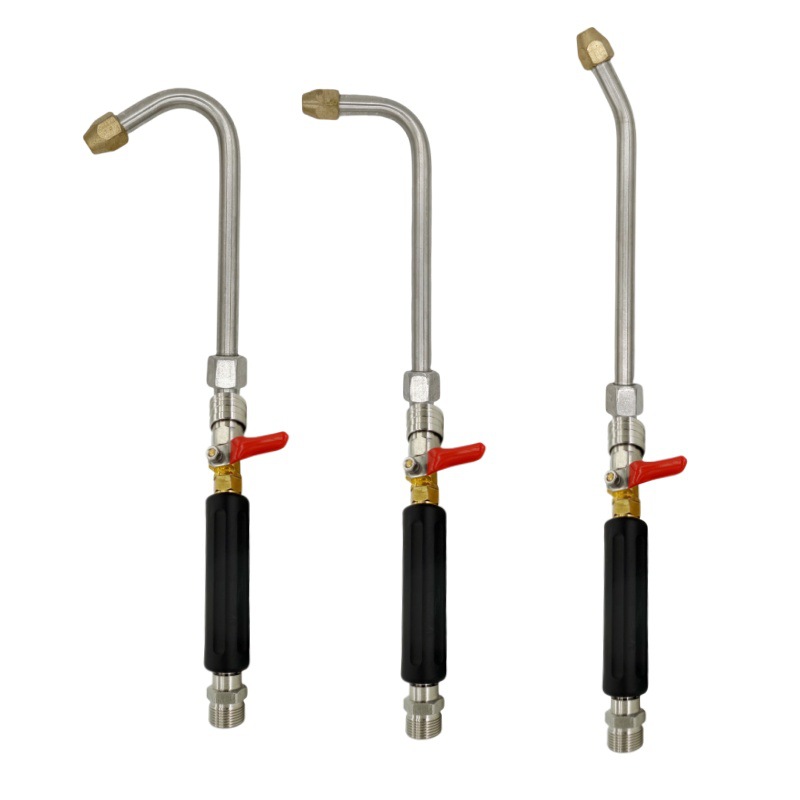 High-Pressure Washer Extension Rod Household High-Pressure Water Pipe Water Gun Quick-Connect Flushing Air Conditioner Garden Garden Car Wash Nozzle