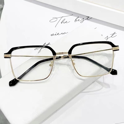 HD Anti-Blue Light Reading Glasses Intelligent Zoom Automatic Adjustment Half-rim Reading Glasses Frame for Men and Women