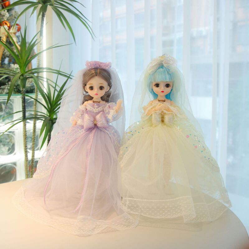 32cm Yade Barbie Veil Skirt Princess Doll Girl Birthday Gift Girl Children's Toys Wholesale Singing