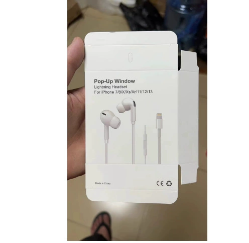 Bluetooth-гарнитура совместимая с Apple и без проводов, с проводным пультом для мобильных телефонов, i7/i8 Intel Core