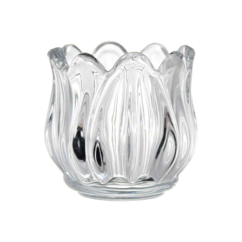 Portavelas para aromaterapia, material de vidrio grueso, decoración para el hogar, vaso para vela perfumada, tapa de vidrio, lujo discreto.