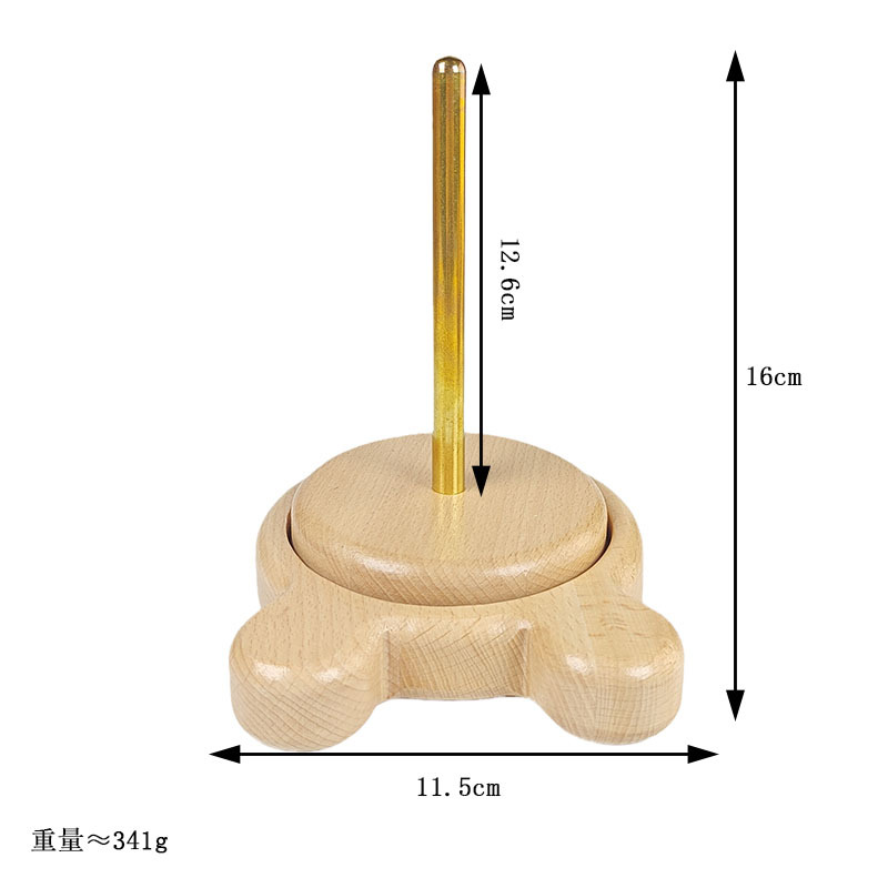 Herramienta de bobinado de lana Suéter de tejido de eje de lana de haya Herramienta de tejido de ganchillo Bolsa de bobinado de lana de almacenamiento a mano