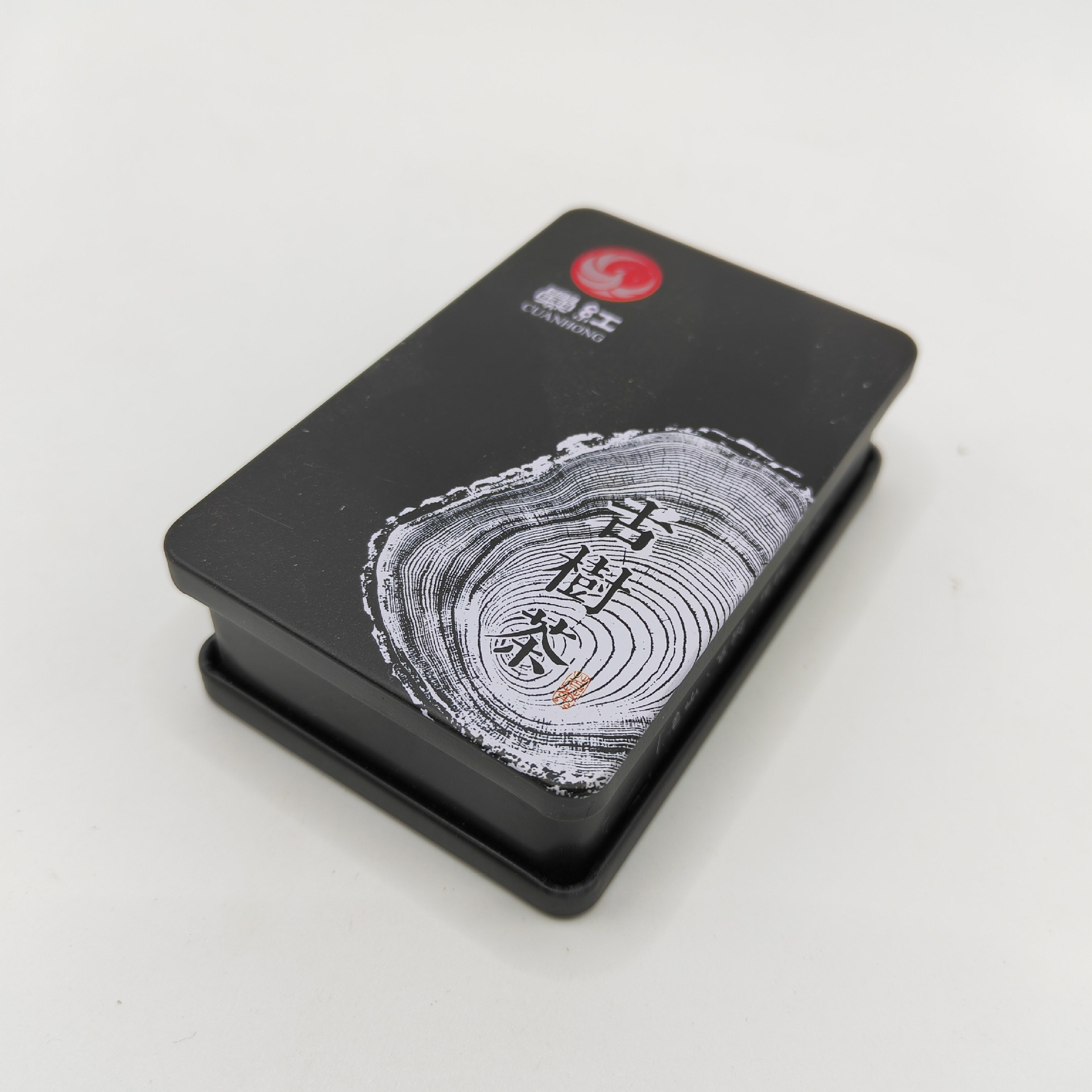 厂家直供金属茶业礼品收纳方形方片盒空包装盒