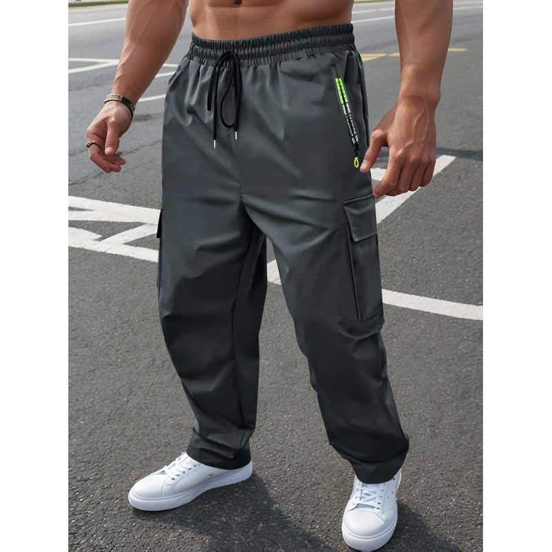①A232026 Cross-Border New European and American Casual Polyester Blended Jogging Pants Lightweight Drawstring Cross-Border Dropshipping ①A232026 Cross-Border New European and American Casual Polyester Blended Jogging Pants Lightweight Drawstring Cross-Border Dropshipping