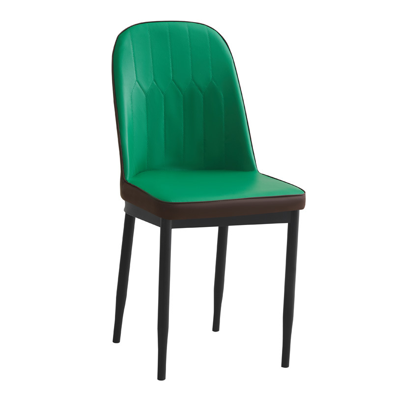 Silla de comedor de lujo ligera, taburetes domésticos, estilo nórdico simple, mesas y sillas de maquillaje en línea, restaurantes de hotel, mesas y sillas de comedor de hierro forjado
