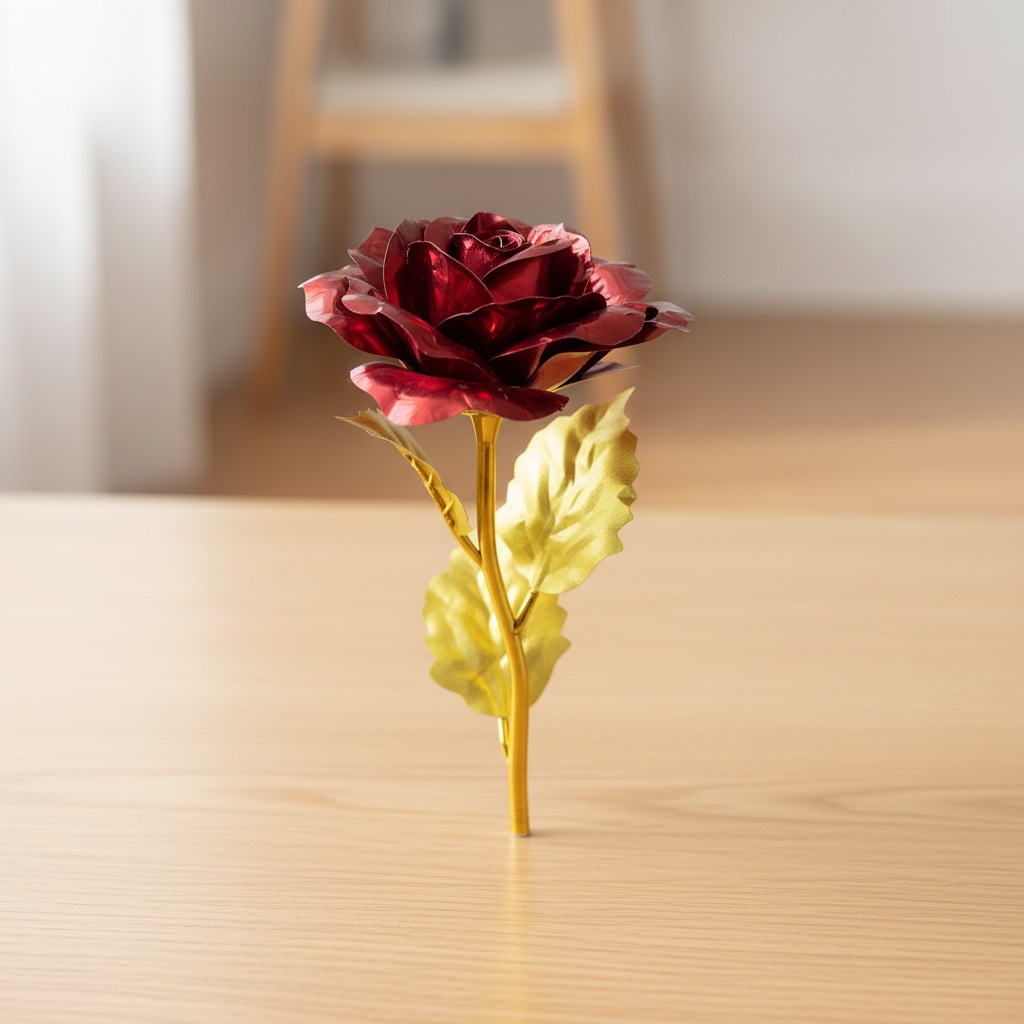 Jiao Yan flores eternas flores bonos de oro simulación del día de la madre creativo regalos del día de San Valentín regalos al por mayor transfronterizos