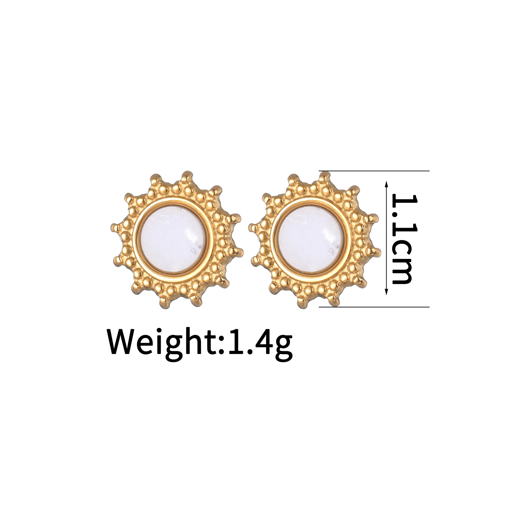 6g Weight PVD Coated Gold Plating Process 201 Stainless Steel Ear Needle Material 18K Real Gold Plated Plating Material Stone-Free Inlay Material Ear Studs Classification 1 Pair Quantity Holiday, Daily Occasion 304 Stainless Steel Material Heart Shape Pattern Women's Gender Simple Style, Classic Style Style Waterproof Non Tarnish, Plating Craft PVD Coated Real Gold Plated Heart Shape 304 Stainless Steel Simple Style Classic Style Waterproof Non Tarnish Ear Studs 1