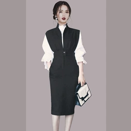 连衣裙;时尚休闲套装;女式衬衫