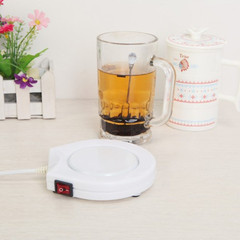 220V Winter Constant Temperature 60℃ Heater Insulating Saucer Office Coffee Tea Cup Fruit Tea Glass Cup Mat Wholesale