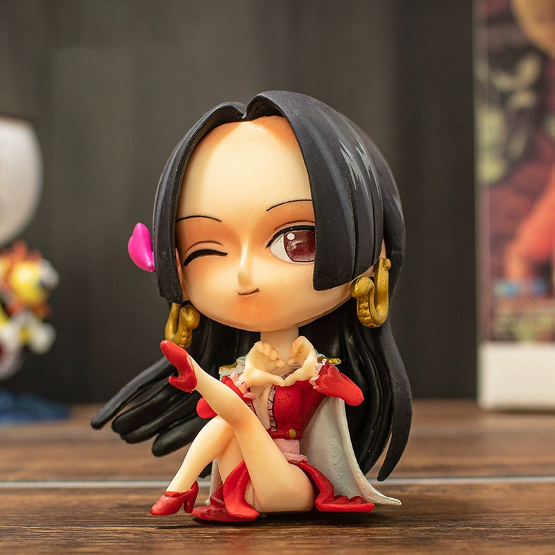 Q версия One Piece Datou Luffy Sonjo Bayes Emperor Doll Doll Blind Anime Swing Pack wholesale