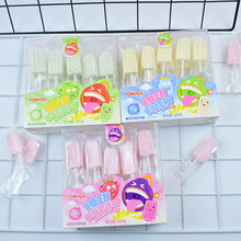 新款网红暴跳水果味牛奶棒棒糖盒装跳跳糖果儿童休闲零食礼物批发