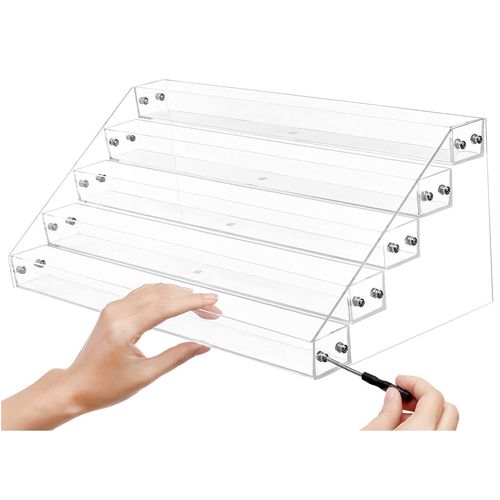 Acrylic nail polish display stand 3456 layers manicure glasses essential oil stand transparent makeup storage display display stand