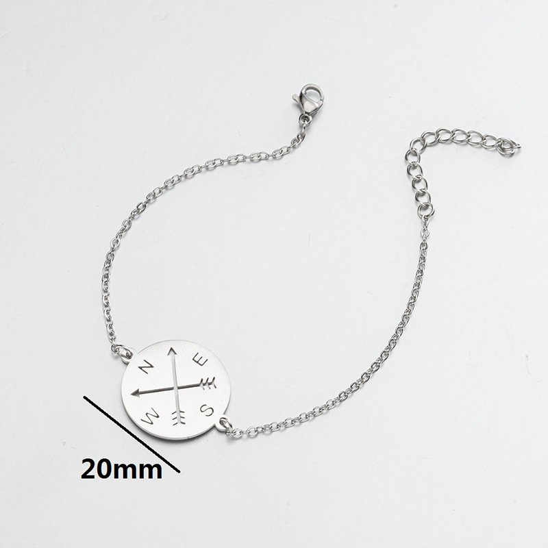 Stainless Steel Simple Style Plating Leaf Ball Bracelets display picture 5