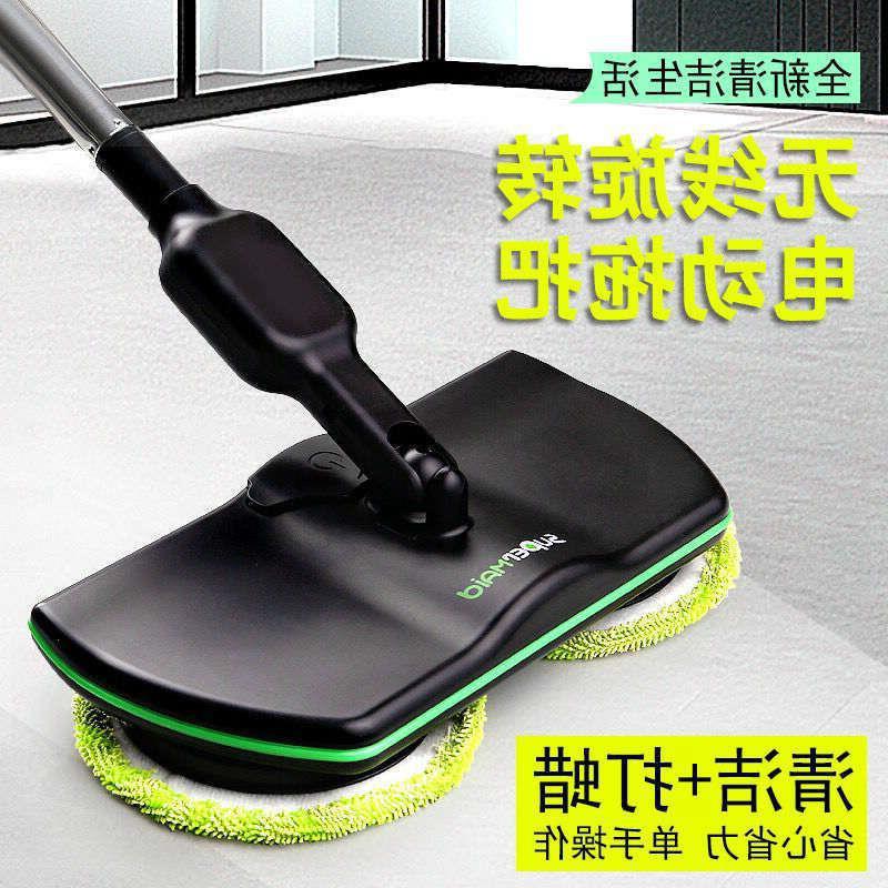 新型充電電動モップ手持ち式無線電動回転360度モップ機家庭用清潔な助手|undefined