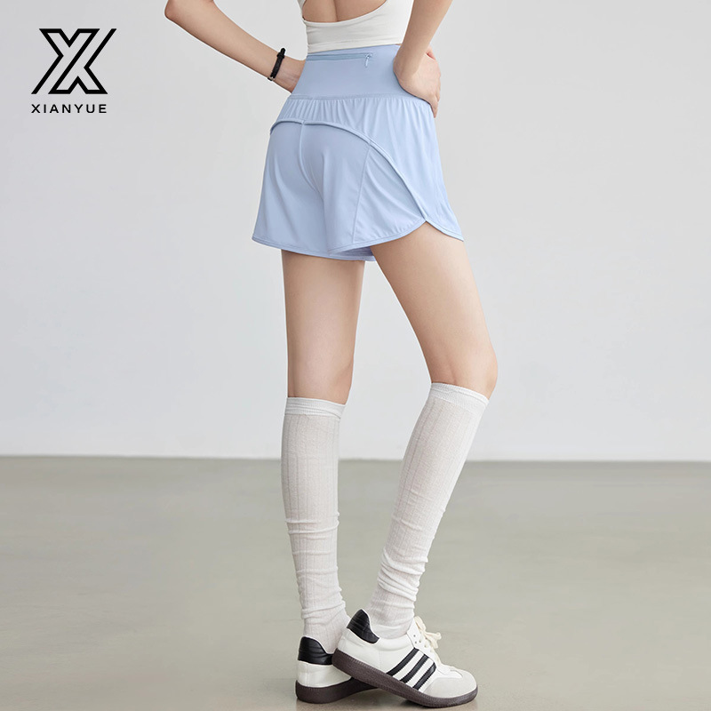 夏ピラティススポーツショーツ女性の露出防止痩身 3 点ランニングジムパンツ 2025 新しいヨガパンツ|undefined