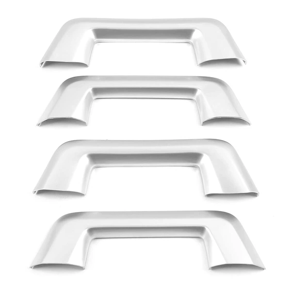 Rear inner armrest trim - silver