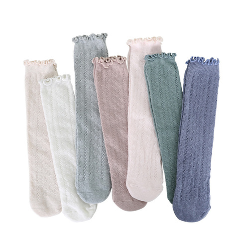 Mosquito-Proof Socks for Babies and Children - Spanish Style Baby Mesh Socks for Summer - Children's Socks for Infants - Medium and Long Calf Socks for Kids