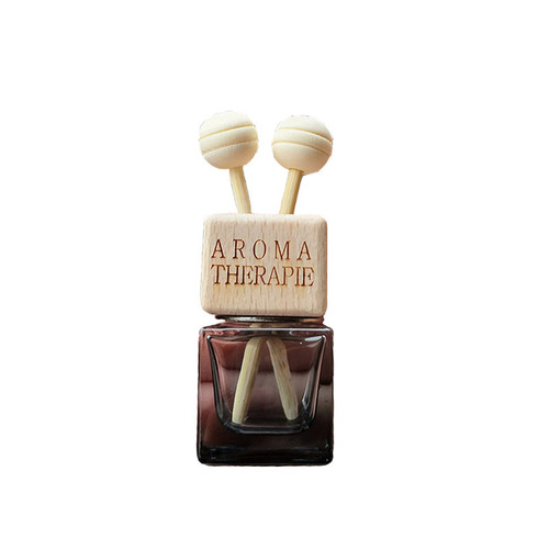 Air outlet perfume empty bottle colorful car aromatherapy glass bottle car perfume clip cute creative car decoration