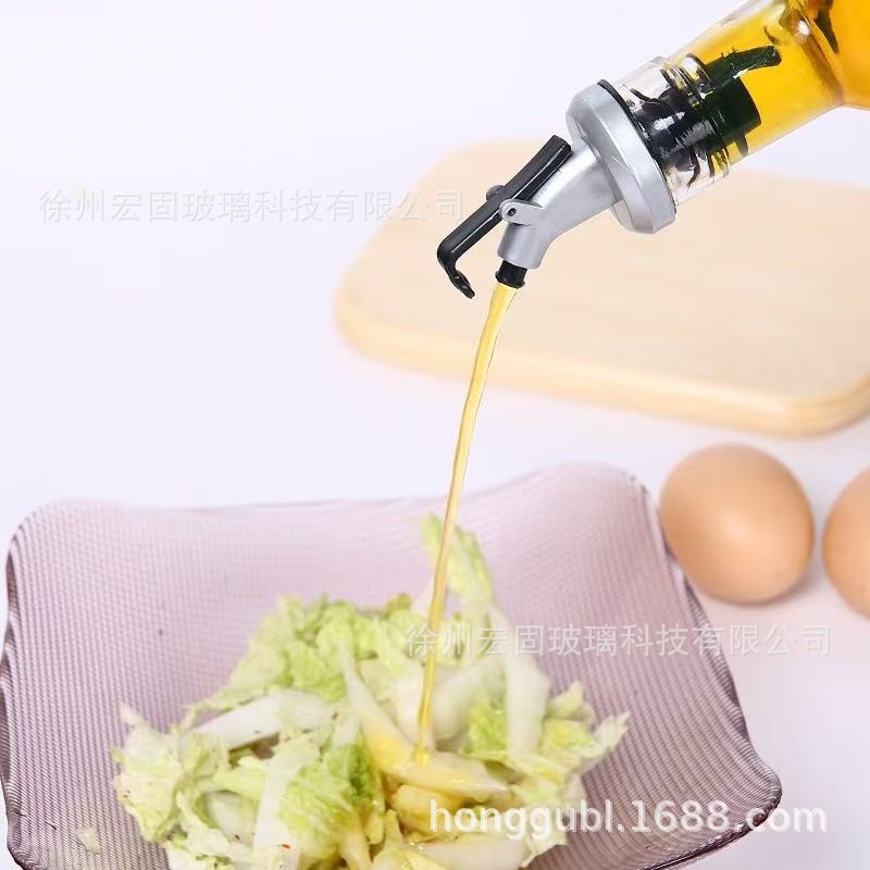 Botella dispensadora de aceite de grado alimenticio para uso transfronterizo, pequeña botella de aceite, botella de vidrio, para salsa de soja, vinagre, condimentos, artículos domésticos de cocina.