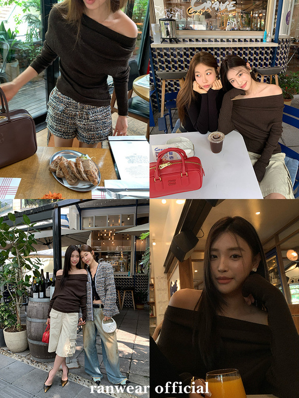 Ranwear色彩高材生 多种穿法年度挚爱羊毛轻软亲肤针织衫上衣女秋|undefined