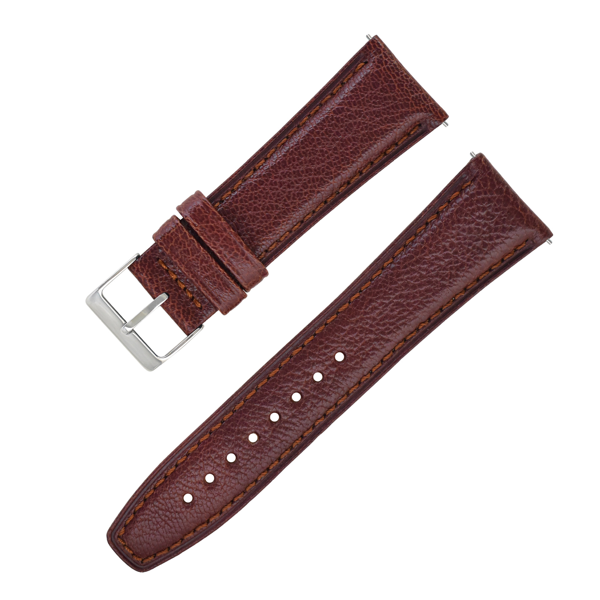 H-002-A-K Goatskin, Steel Buckle - Brown.jpg