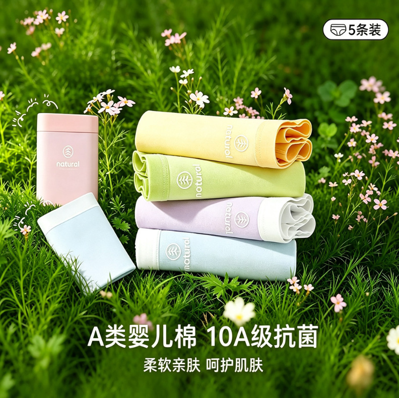 Women's Underwear Pure Cotton 10A Antibacterial Cotton Crotch Underwear Type a Baby Cotton Comfortable Skin-Friendly Non-Pinching Briefs for Women Women's Underwear Pure Cotton 10A Antibacterial Cotton Crotch Underwear Type a Baby Cotton Comfortable Skin-Friendly Non-Pinching Briefs for Women