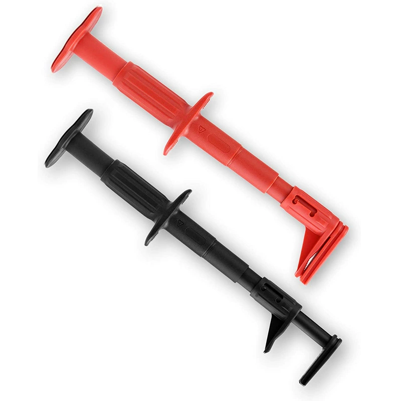 Прямой заводской мультиметр испытательный крюк Универсальный цифровой метр Телескопический крюк 4 мм банановый разъем IC зажим зонд крюк