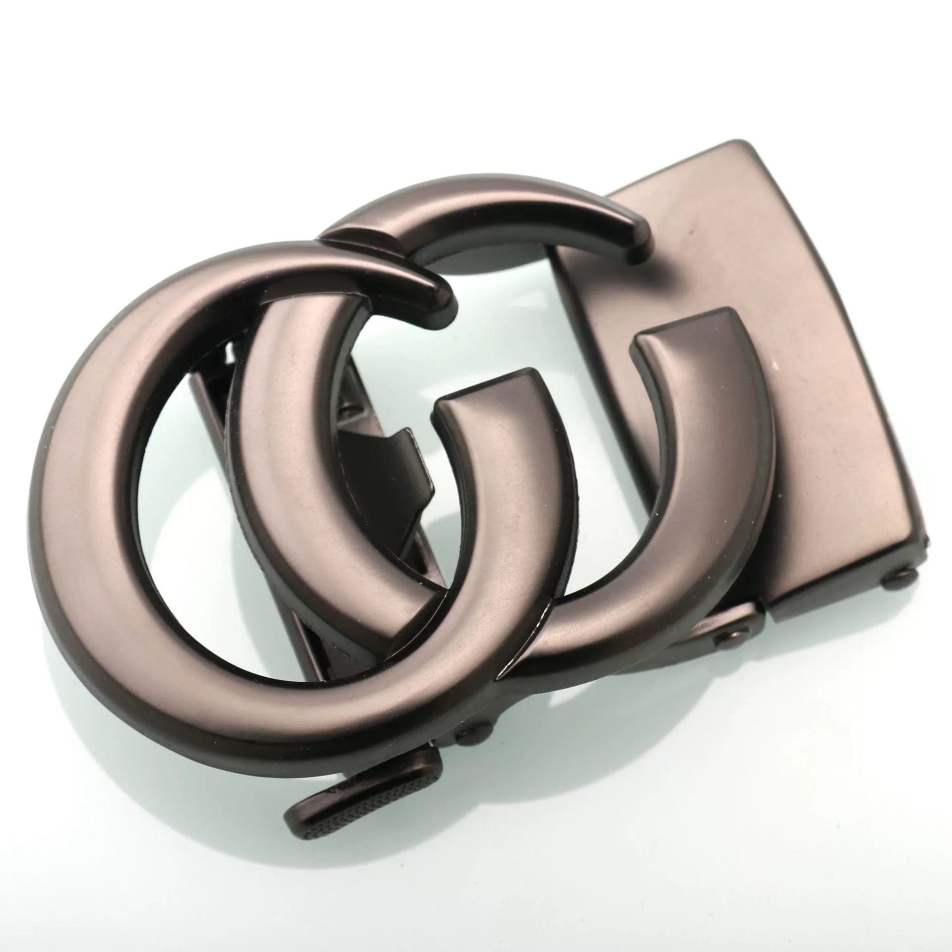 Men's belt, metal trousers, buckle with letters
